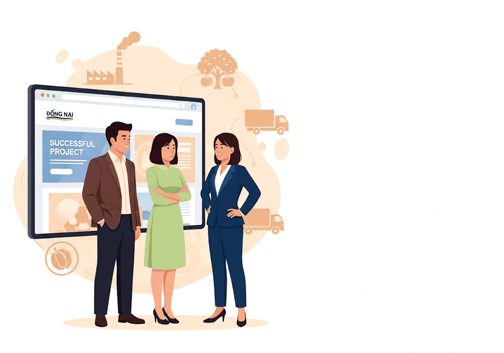 Các dự án thiết kế web tiêu biểu cho doanh nghiệp tại Đồng Nai