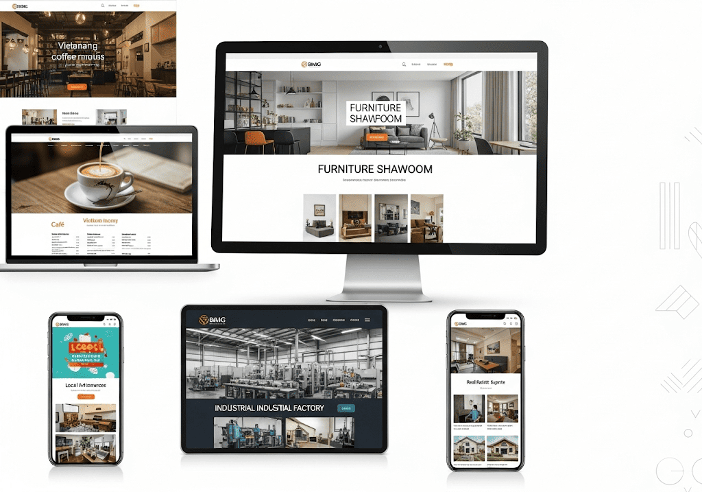 Các dự án thiết kế website thành công của Tini Tech tại Bình Dương