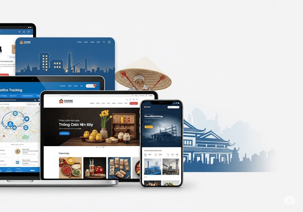 Các dự án website thành công của Tini Tech tại Dĩ An và Bình Dương.