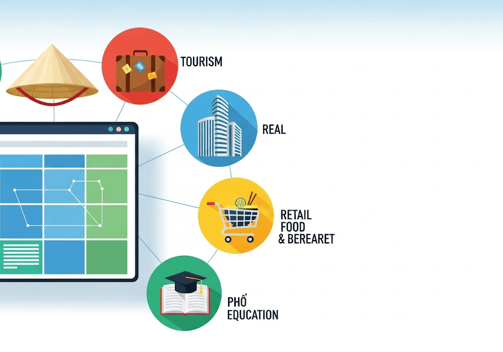 Các ngành nghề phù hợp dịch vụ thiết kế web Tini Tech tại Hà Nội