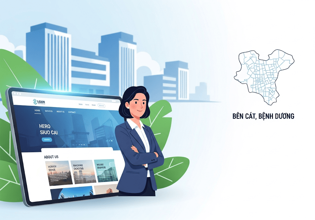 Doanh nghiệp Bến Cát phát triển với website chuyên nghiệp