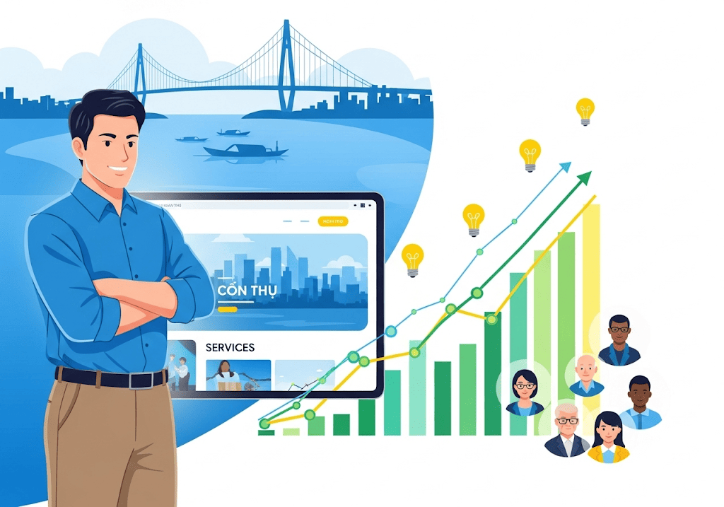 Doanh nghiệp Cần Thơ thành công nhờ website chuyên nghiệp