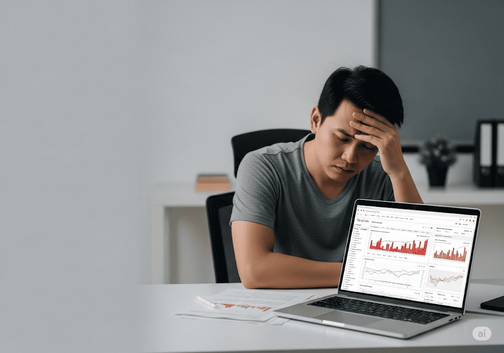 Doanh nghiệp gặp khó khăn khi chi phí quảng cáo Google Ads tăng cao mà không có đơn hàng