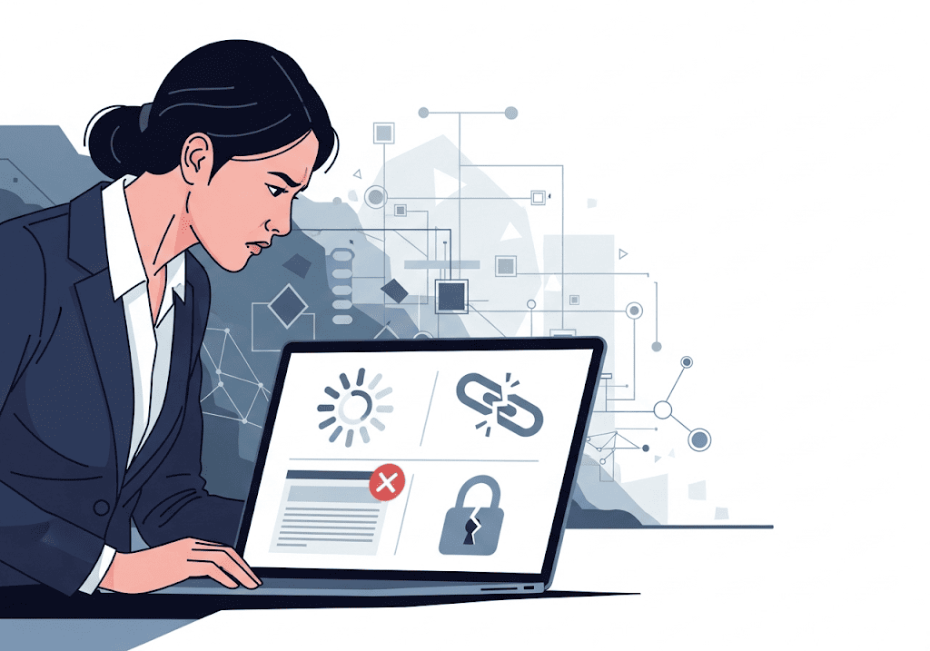 Doanh nhân thất vọng nhìn website chậm, lỗi bảo mật, SEO kém