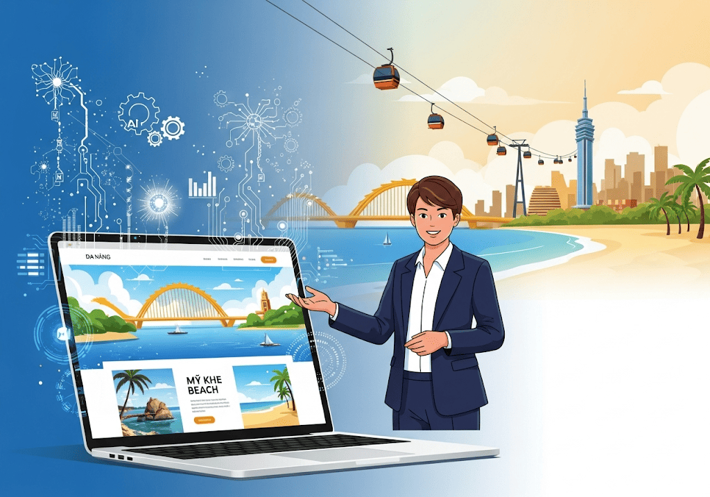 Thiết kế web du lịch Đà Nẵng hiệu quả, tích hợp AI cho doanh nghiệp