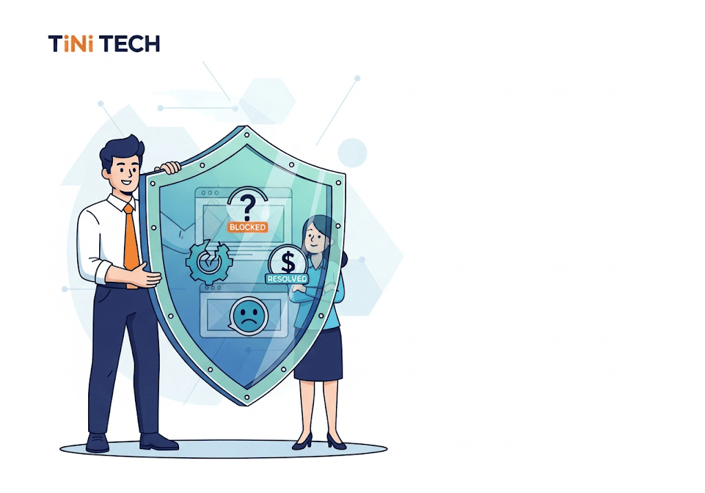 Tini Tech giải quyết nỗi lo thiết kế web cho doanh nghiệp.