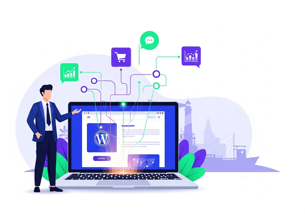 Tini Tech cung cấp giải pháp thiết kế web WordPress tích hợp AI.