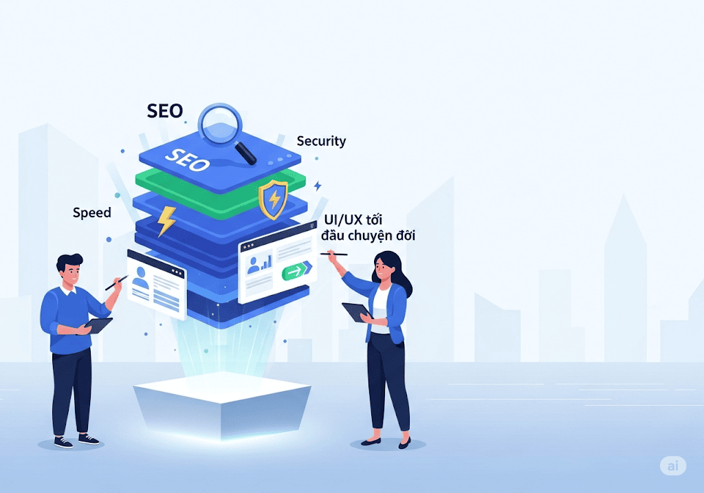Tini Tech thiết kế web chuẩn SEO toàn diện