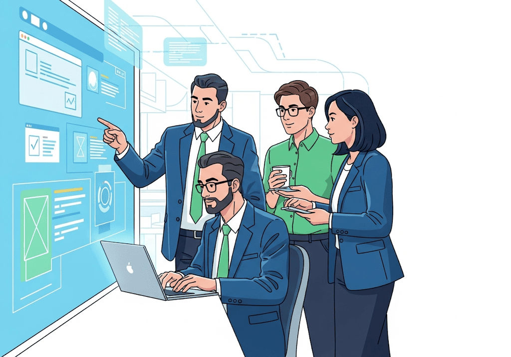 Đội ngũ chuyên gia Tini Tech tận tâm, sáng tạo thiết kế web.