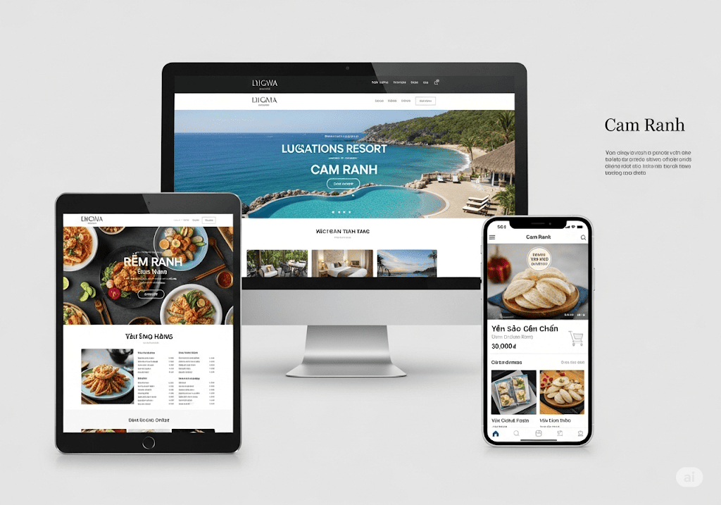Các dự án thiết kế website tiêu biểu của Tini Tech