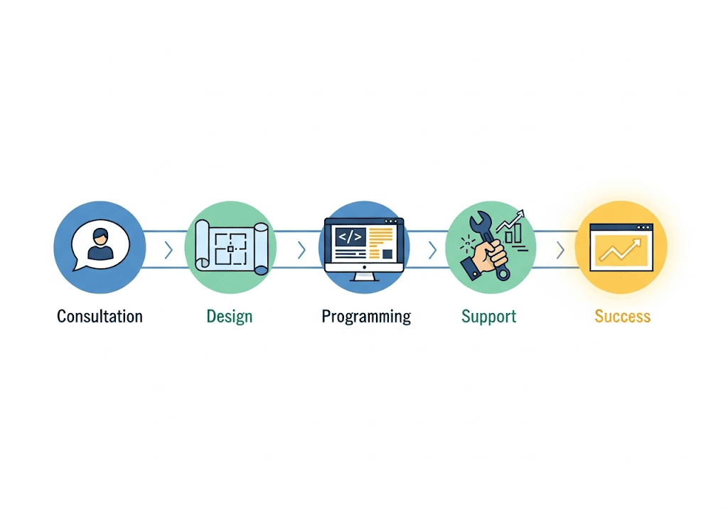 Quy trình thiết kế website khách sạn Hội An rõ ràng