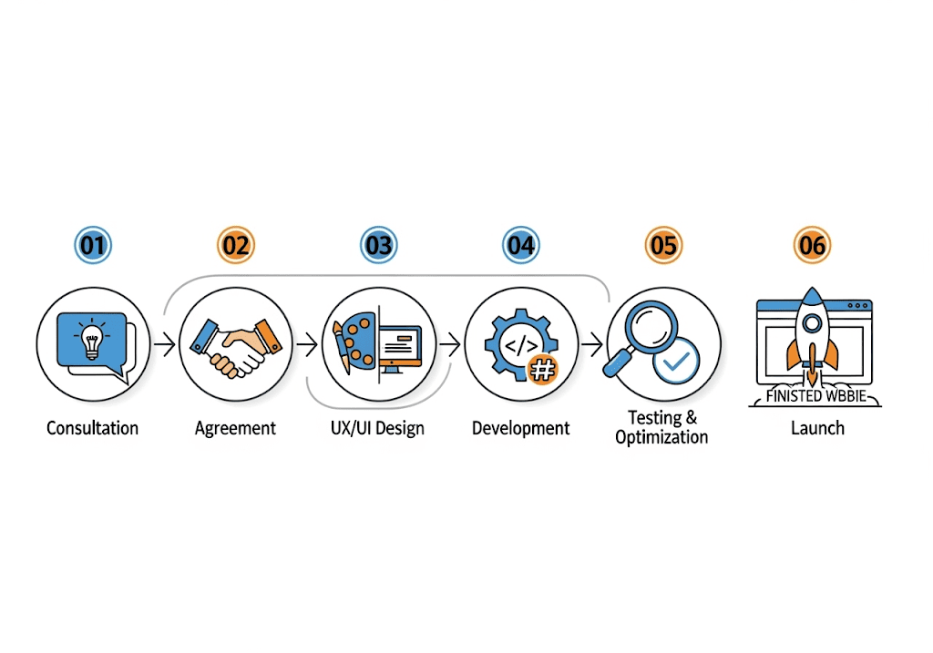 Quy trình thiết kế website chuyên nghiệp 6 bước