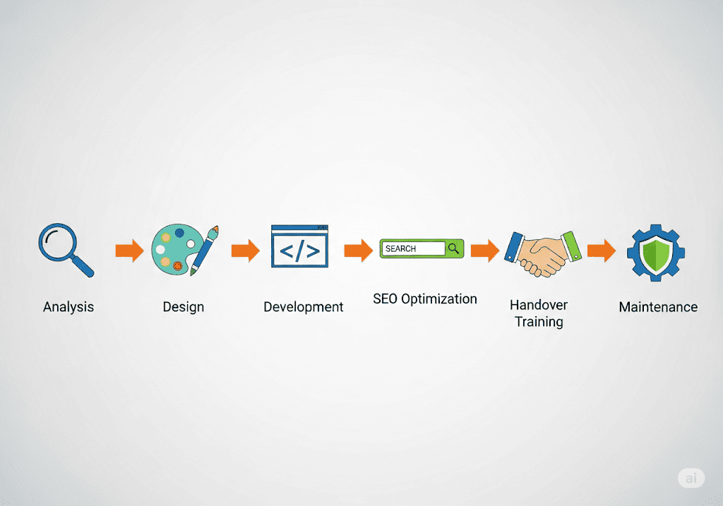 Quy trình thiết kế web 6 bước chuẩn SEO và hiệu suất cao