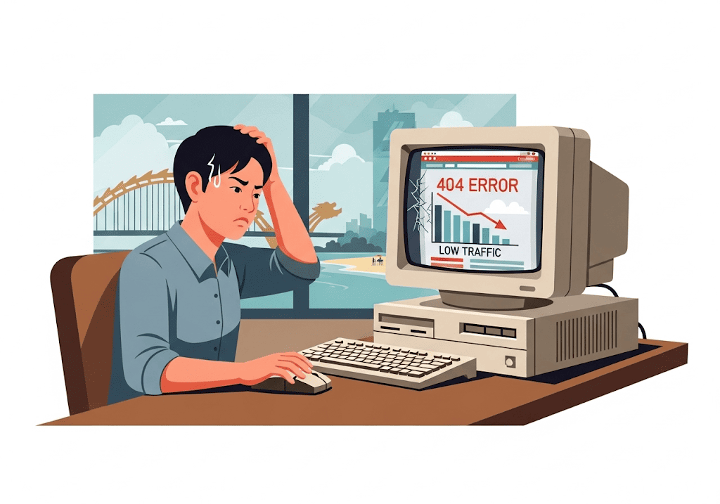 Doanh nghiệp du lịch Đà Nẵng gặp khó khăn với website lỗi thời.