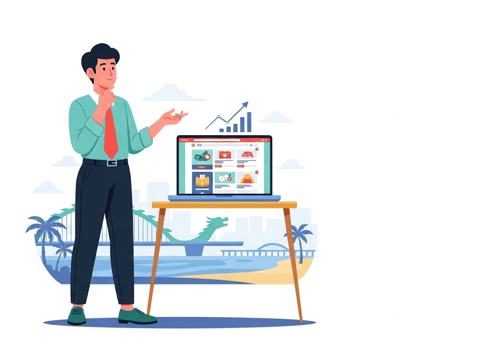 Doanh nghiệp Đà Nẵng phát triển kinh doanh online với website chuyên nghiệp.