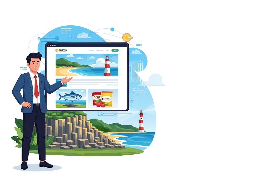 Doanh nghiệp Phú Yên phát triển kinh doanh online với website chuyên nghiệp