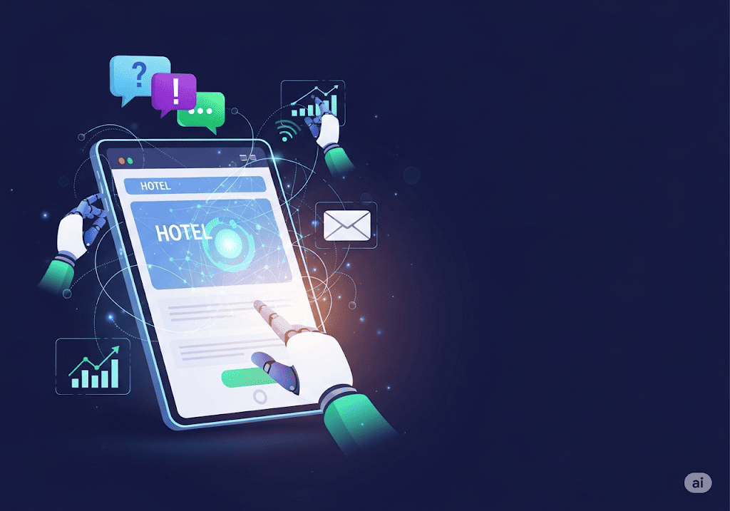 Website khách sạn tích hợp AI và tự động hóa vận hành