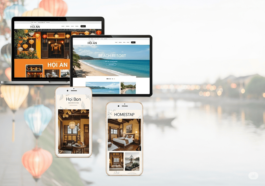 Các mẫu giao diện website khách sạn đẹp, chuyên nghiệp