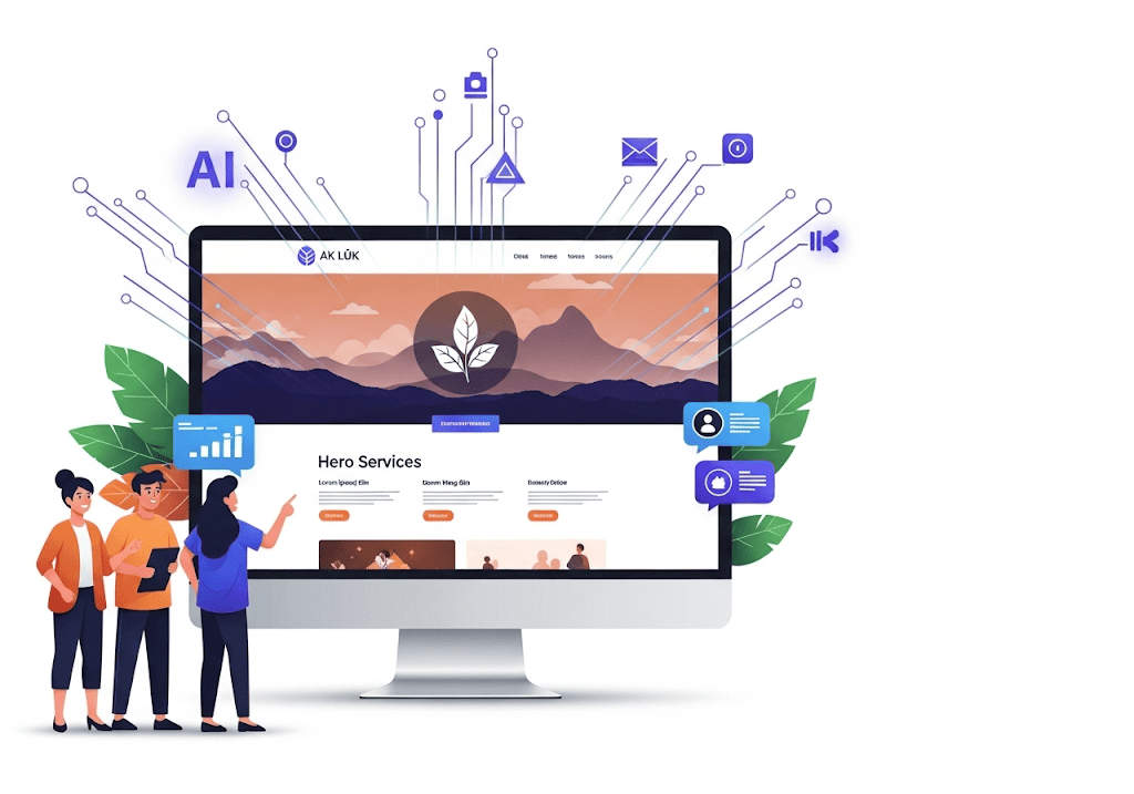 Thiết kế web Đắk Lắk chuyên nghiệp, tích hợp AI cho doanh nghiệp địa phương