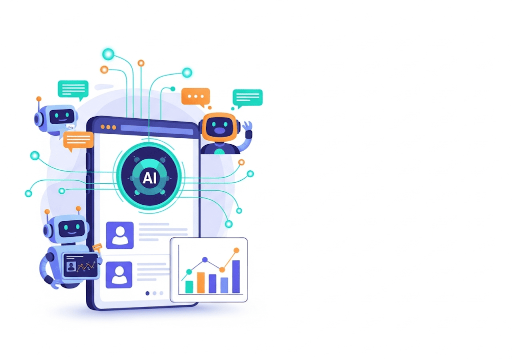 Website tích hợp AI và tự động hóa thành cỗ máy bán hàng 24/7.