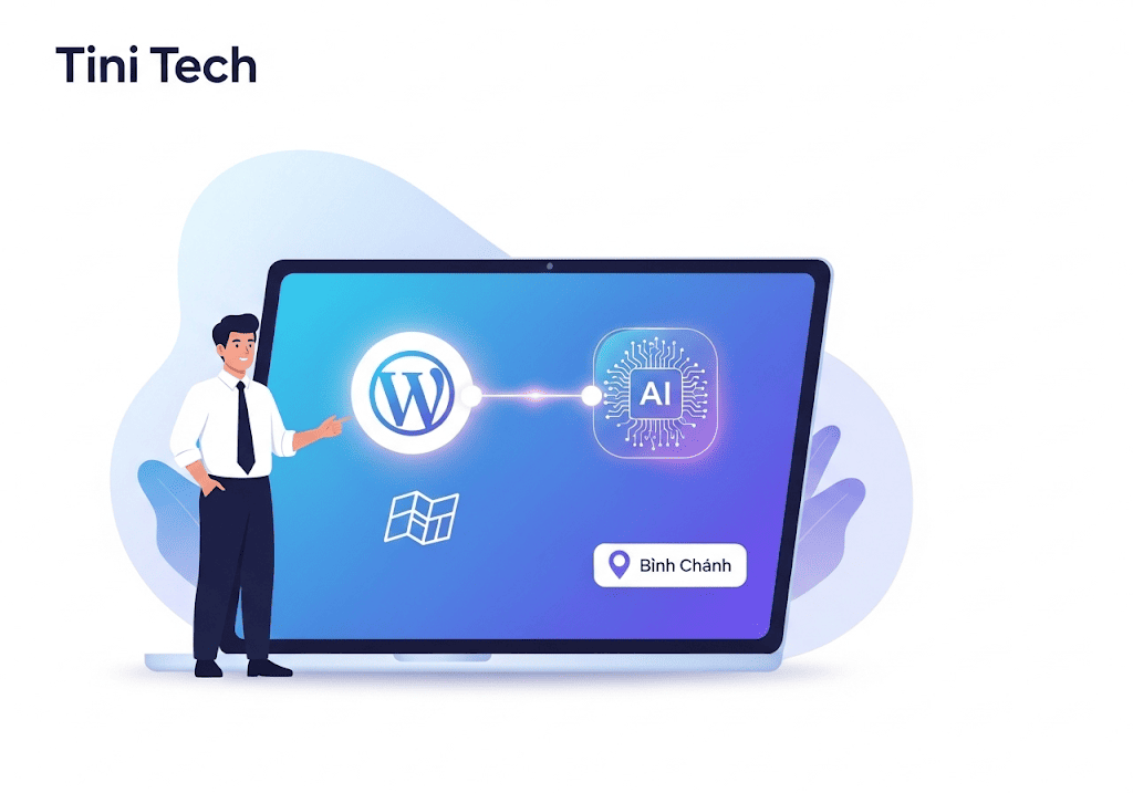 Tini Tech Giải pháp Thiết kế Website WordPress tích hợp AI dành riêng cho Doanh nghiệp Bình Chánh