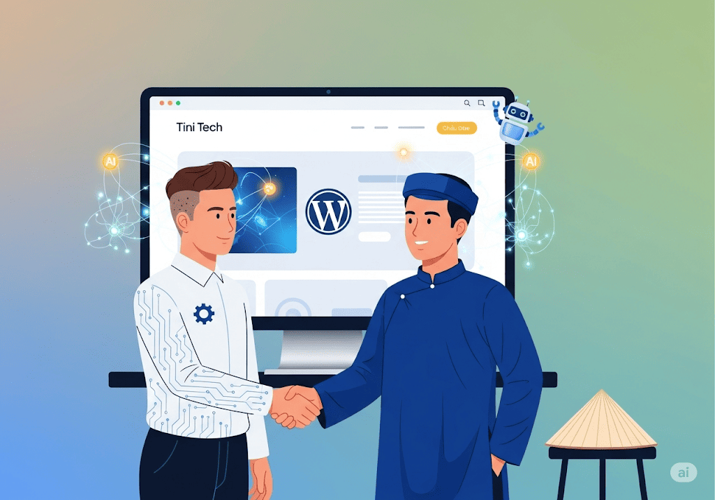 Tini Tech cung cấp giải pháp thiết kế web WordPress tích hợp AI uy tín
