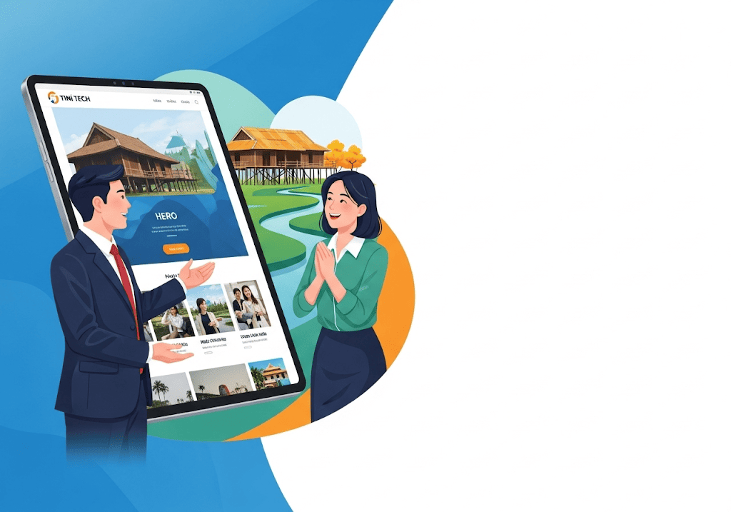 Tini Tech giới thiệu giải pháp thiết kế web toàn diện cho doanh nghiệp Hòa Bình