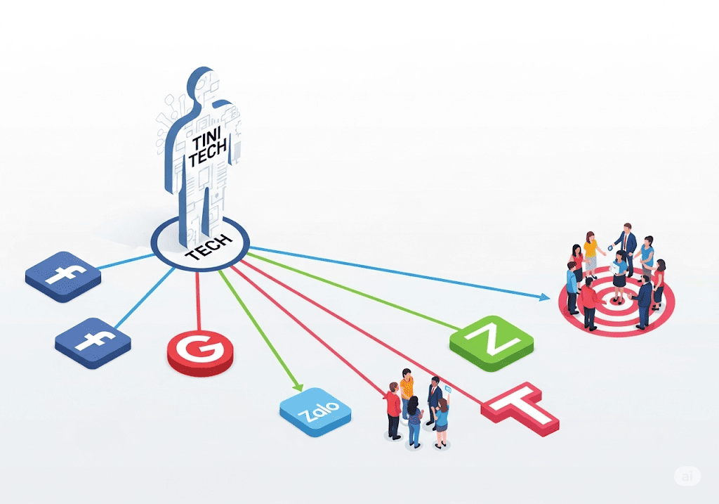 Tini Tech kết nối doanh nghiệp với khách hàng qua đa kênh quảng cáo