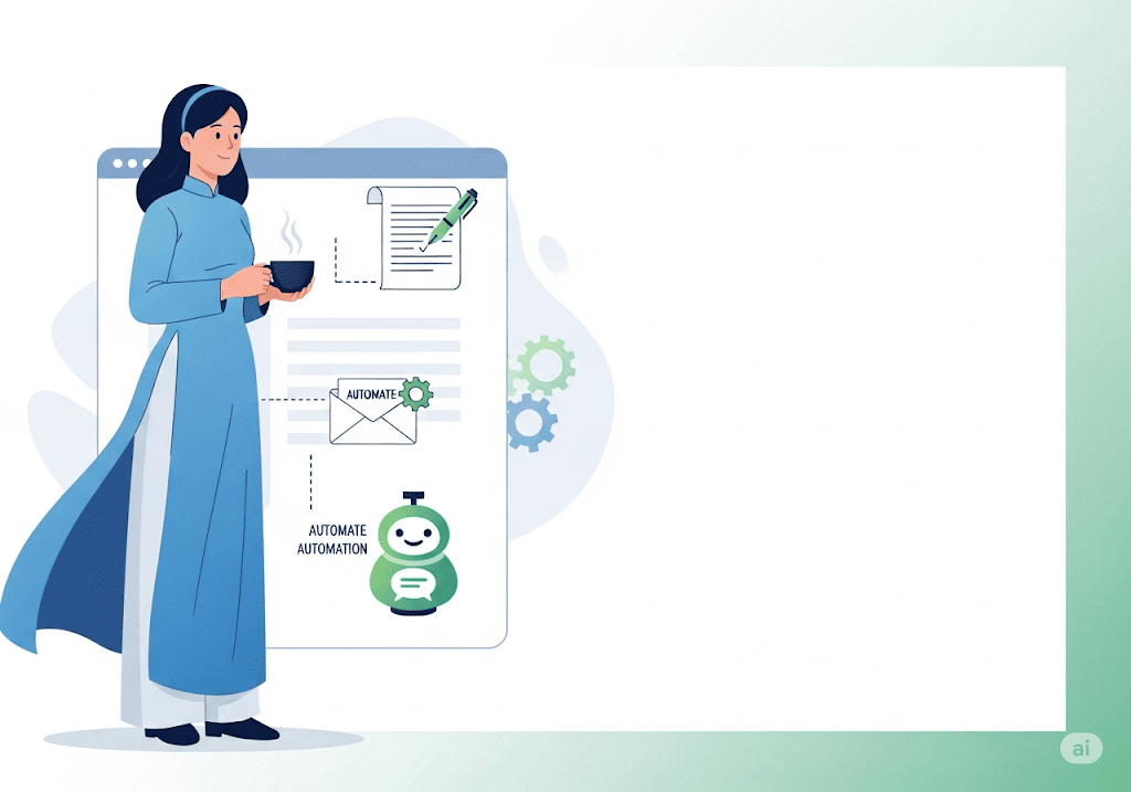 Website tích hợp AI tự động hóa vận hành marketing cho doanh nghiệp