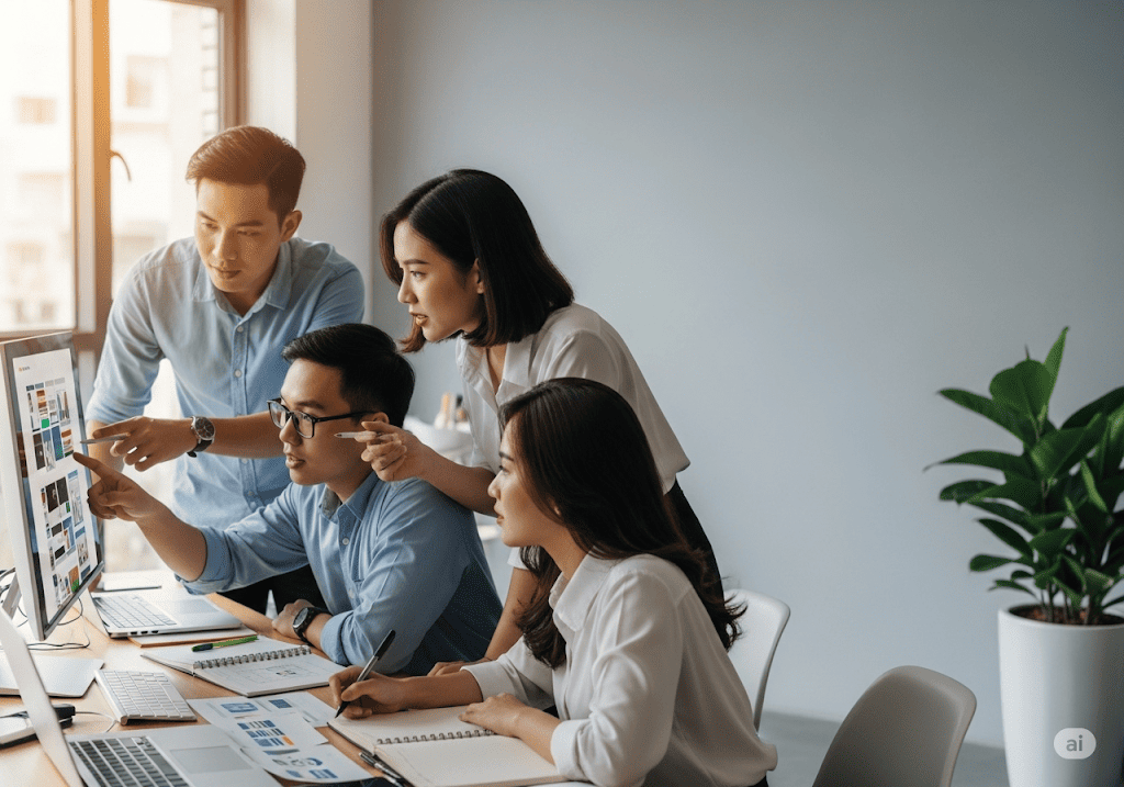 Ví dụ thực tế cho từng mô hình B2B (Tini Tech cung cấp dịch vụ thiết kế web cho doanh nghiệp)