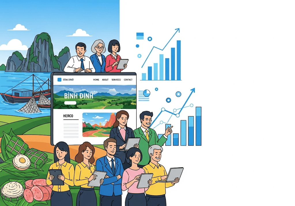 Website chuyên nghiệp giúp doanh nghiệp Bình Định bứt phá kinh doanh online