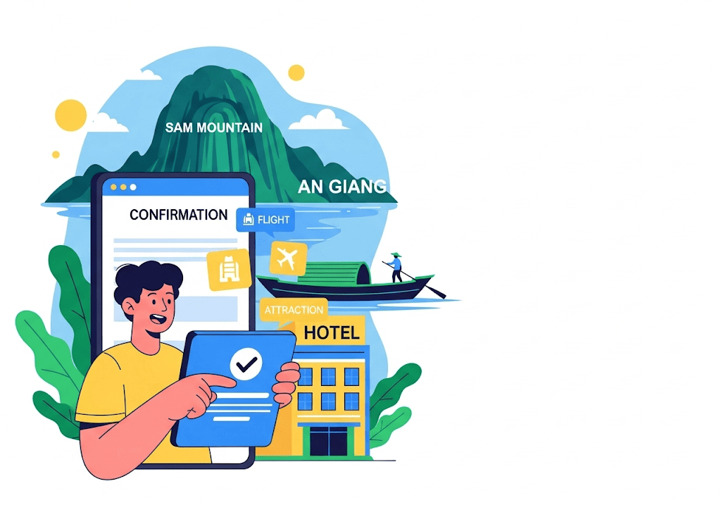Website có thể giúp các cơ sở du lịch, khách sạn ở Châu Đốc, Long Xuyên tăng lượng đặt phòng không