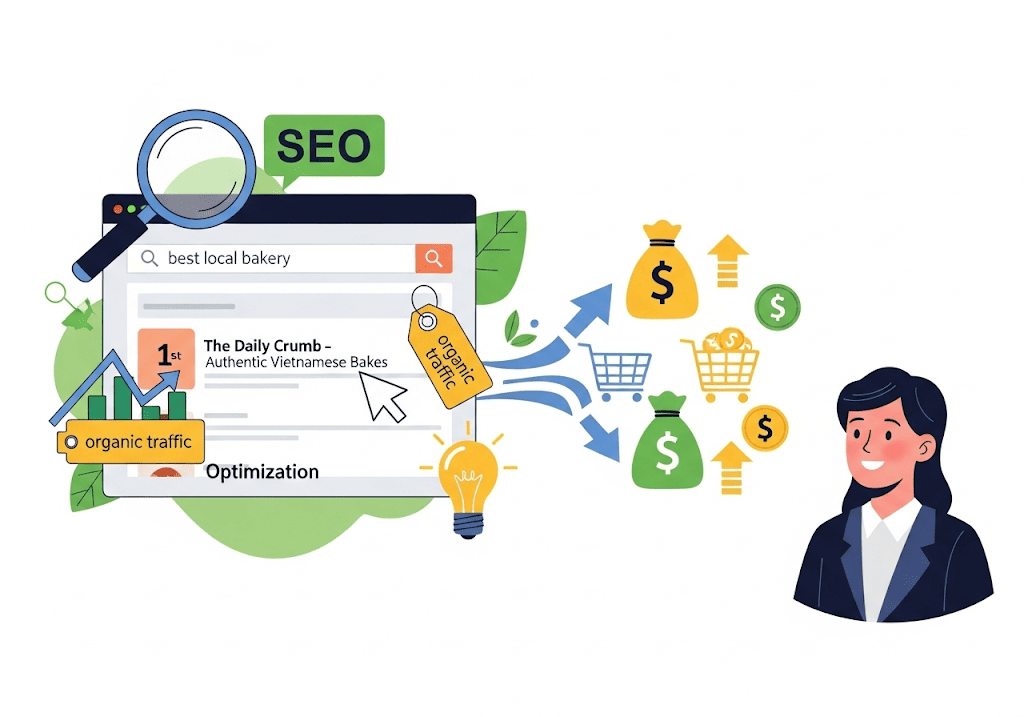 Website được thiết kế chuẩn SEO giúp doanh nghiệp Bình Phước tăng thứ hạng tìm kiếm