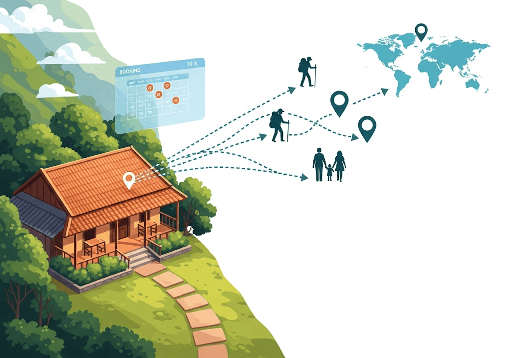 Website giúp homestay Bảo Lộc thu hút khách du lịch, tăng đặt phòng