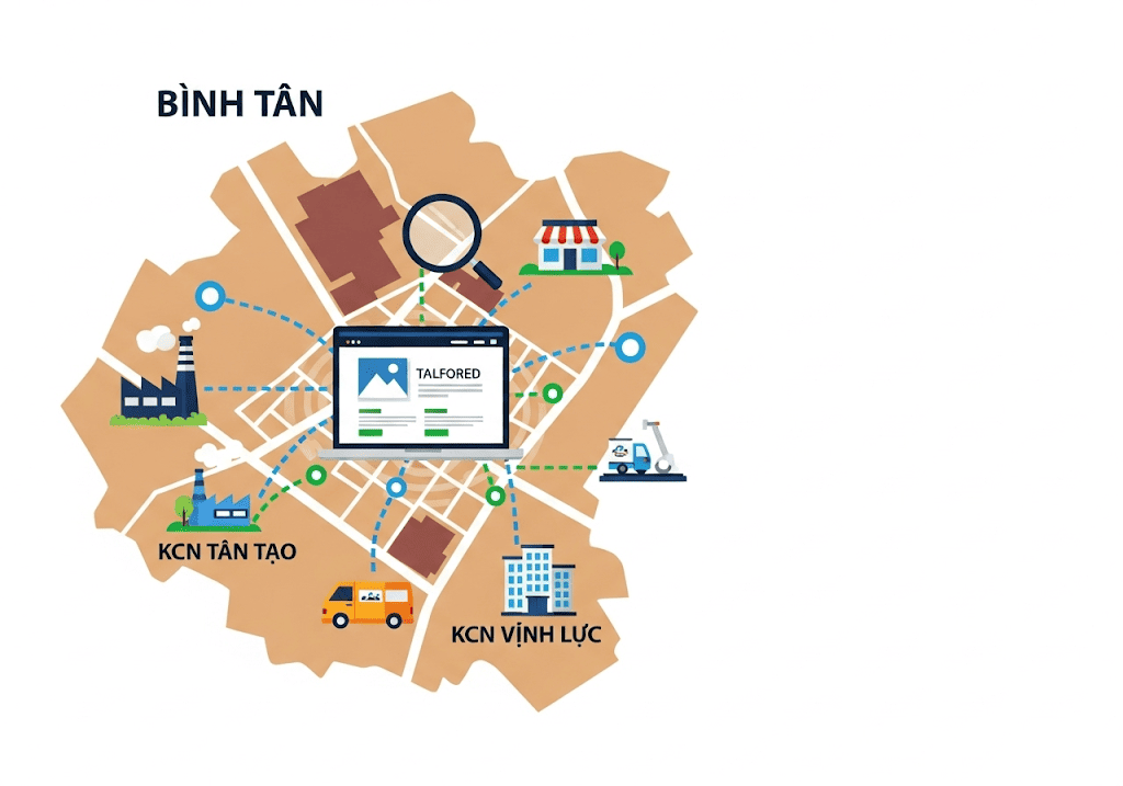 Website phù hợp đặc thù kinh doanh tại Bình Tân