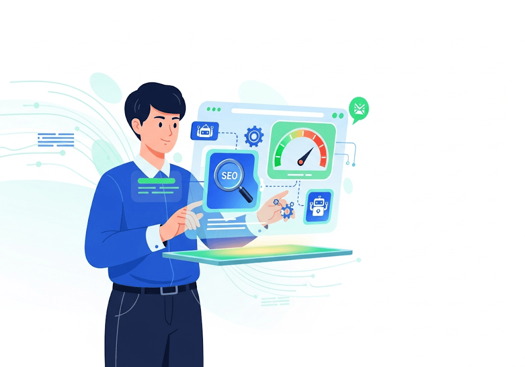 Website thông minh với SEO, tốc độ, tự động hóa