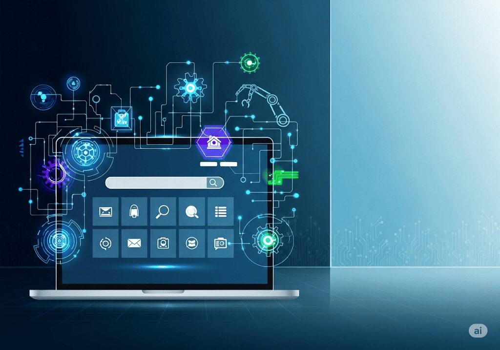 Website tích hợp AI và tự động hóa của Tini Tech