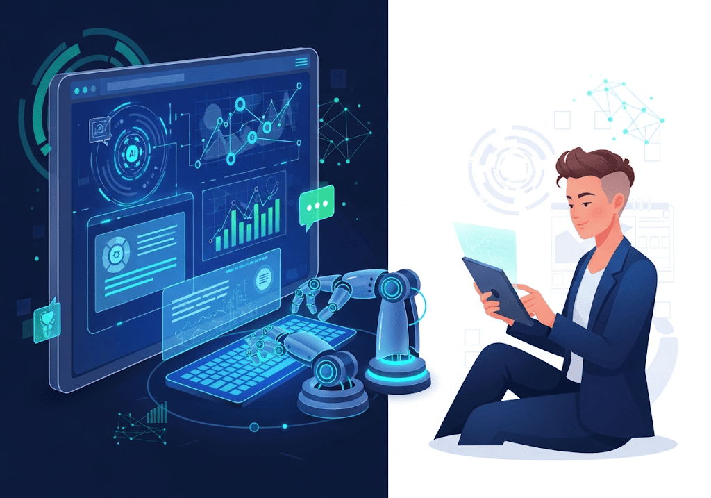 Website tích hợp AI và tự động hóa giúp tối ưu vận hành doanh nghiệp