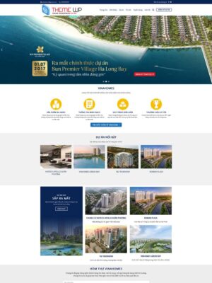 Mẫu website Bất Động Sản Hiện đại & Chuyên nghiệp - BDS9