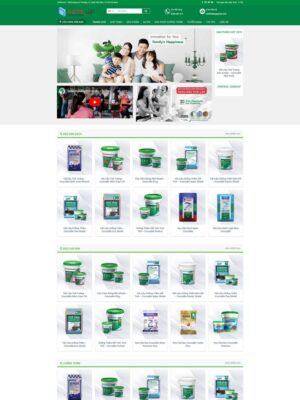 Mẫu website Vật liệu xây dựng Chuyên nghiệp & Hiện đại - Botson