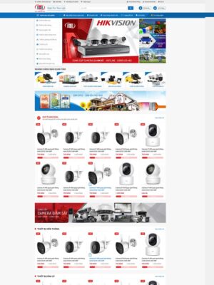 Mẫu website Camera giám sát và Thiết bị an ninh Chuyên nghiệp & Hiện đại - Camera4