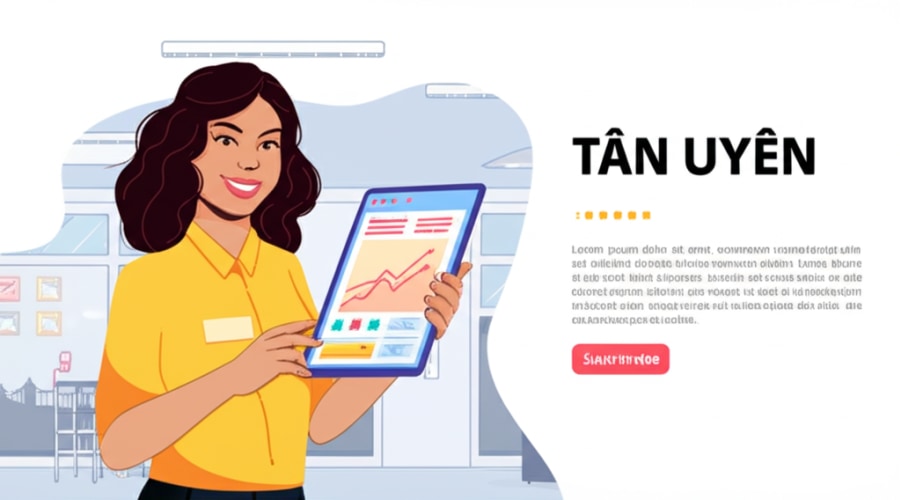 Doanh nghiệp Tân Uyên thành công với website do Tini Tech thiết kế.