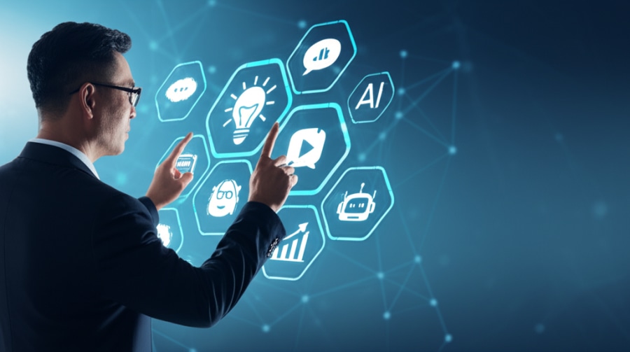 Website tích hợp AI và tự động hóa giúp doanh nghiệp.