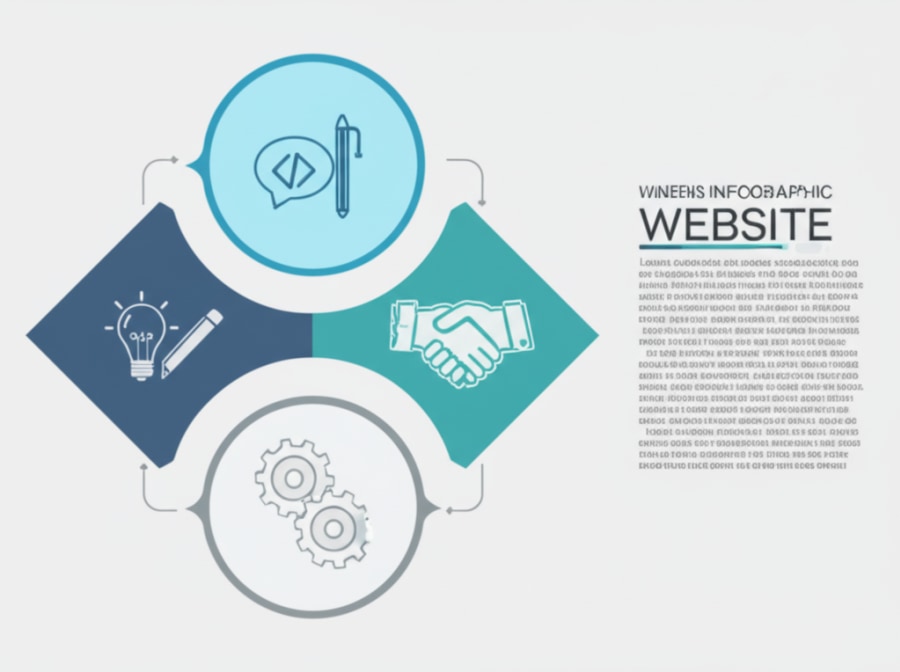 Quy trình 4 bước thiết kế website minh bạch.