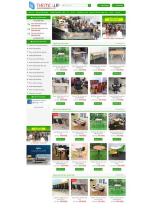 Mẫu website Cửa hàng thanh lý đồ cũ & nội thất Thực dụng - DOCU