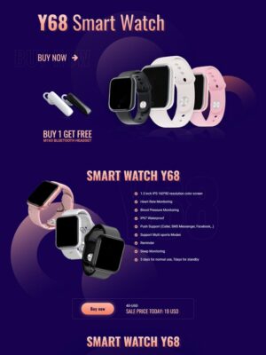 Mẫu website Cửa hàng Đồng hồ thông minh Hiện đại - DongHoThongMinh2