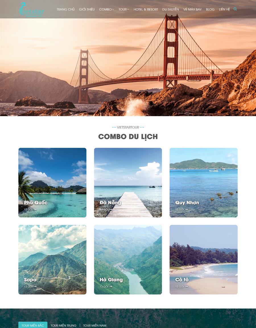 Mẫu website Dịch vụ Du lịch & Lữ hành Hiện đại & Chuyên nghiệp - dulich14 Mẫu website Dịch vụ Du lịch & Lữ hành Hiện đại & Chuyên nghiệp - dulich14