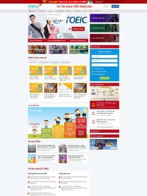 Mẫu website Trung tâm Anh ngữ Chuyên nghiệp & Hiện đại - Mẫu Edu4