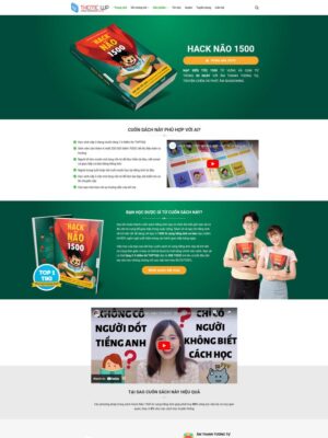 Mẫu website Giáo dục trực tuyến & Học tiếng Anh Hiện đại, Chuyên nghiệp - Mẫu Education