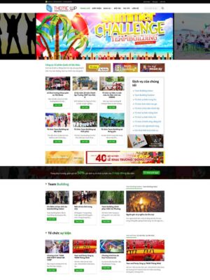 Mẫu website Dịch vụ Tổ chức Sự kiện & Team Building Năng động - Event3